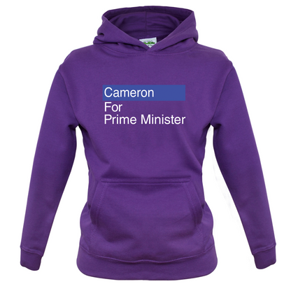 Cameron for Prime Minister Kids T Shirt