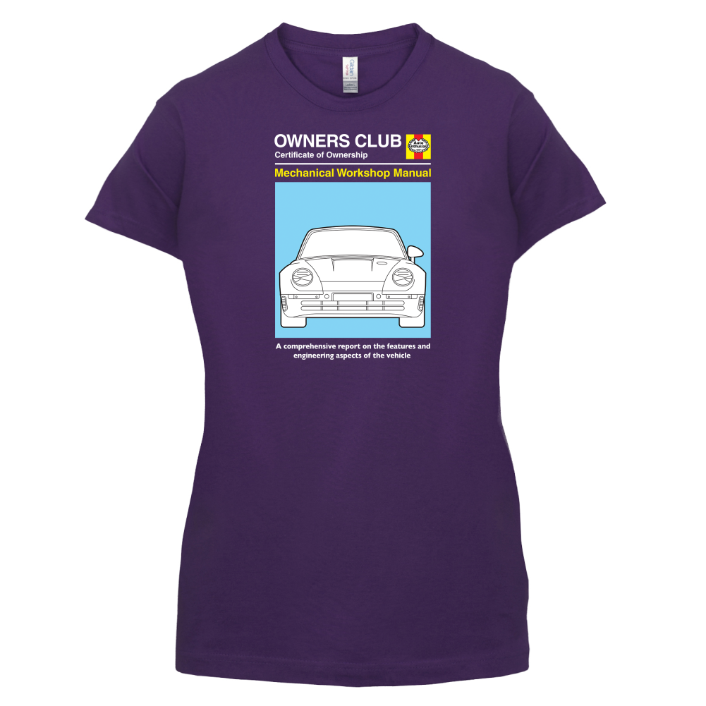 Car Owners Manual 959 Turbo T Shirt