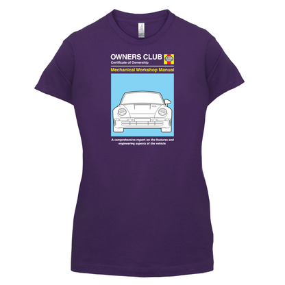 Car Owners Manual 959 Turbo T Shirt