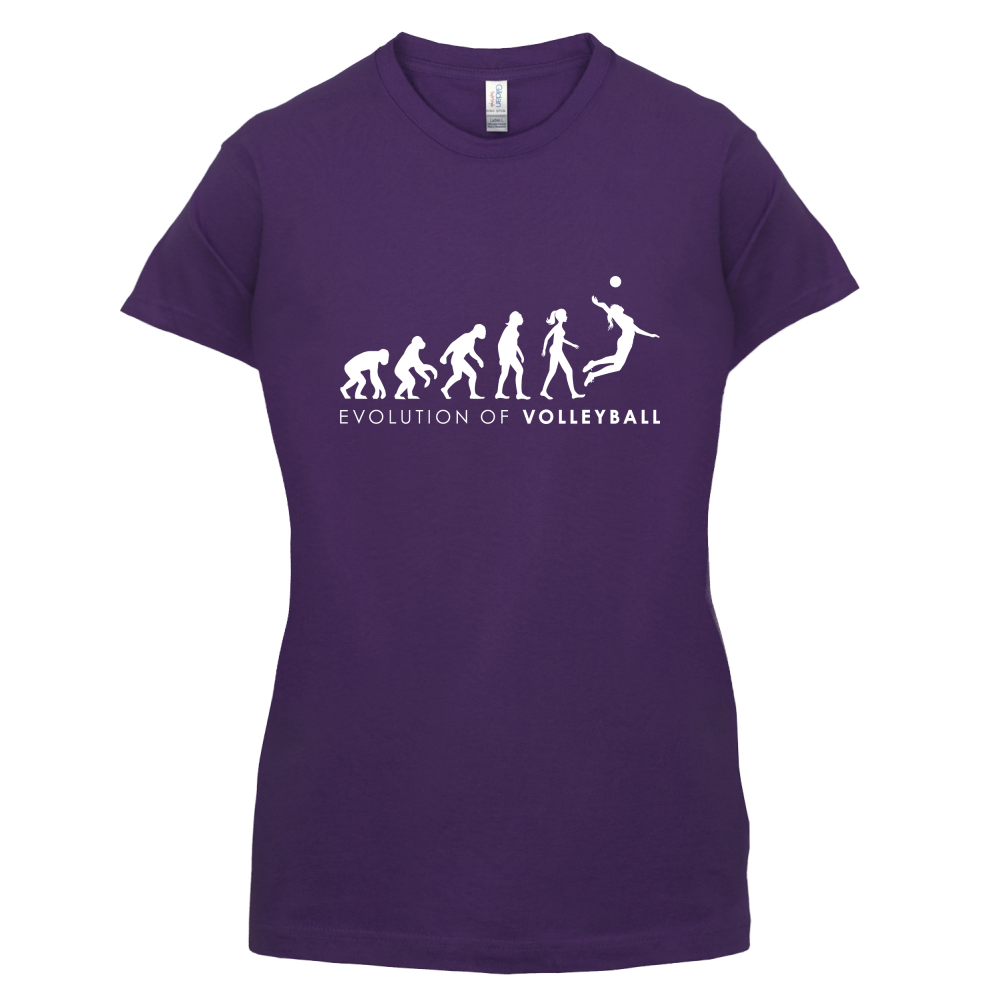 Evolution Of Woman Volleyball T Shirt