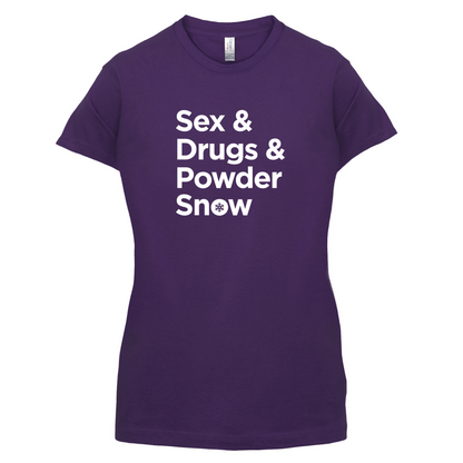 Sex & Drugs & Powder Ski T Shirt