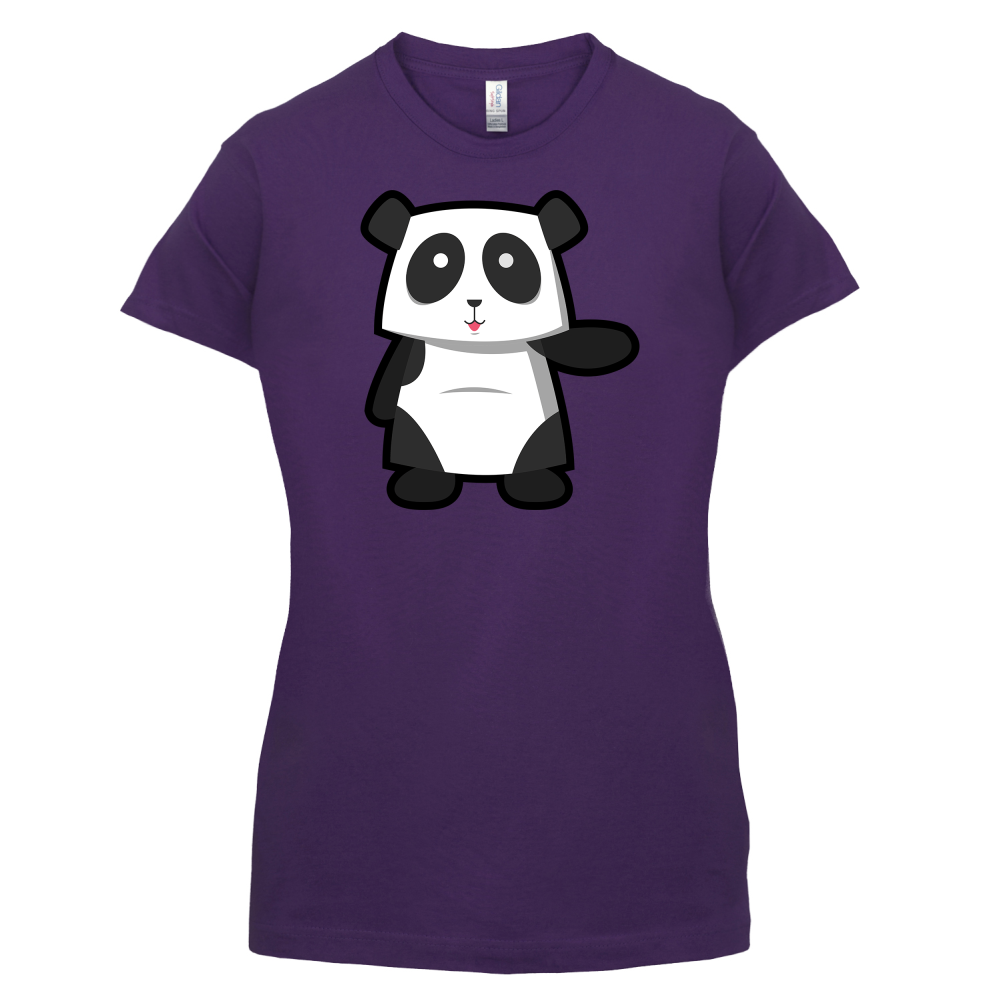 Cute Panda Kids T Shirt