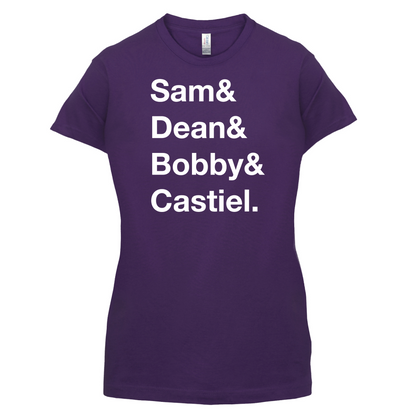 Sam & Dean & Bobby & Castiel T Shirt