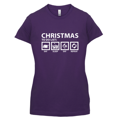 Christmas To Do List T Shirt