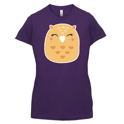 Smiley Face Mrs Owl T Shirt