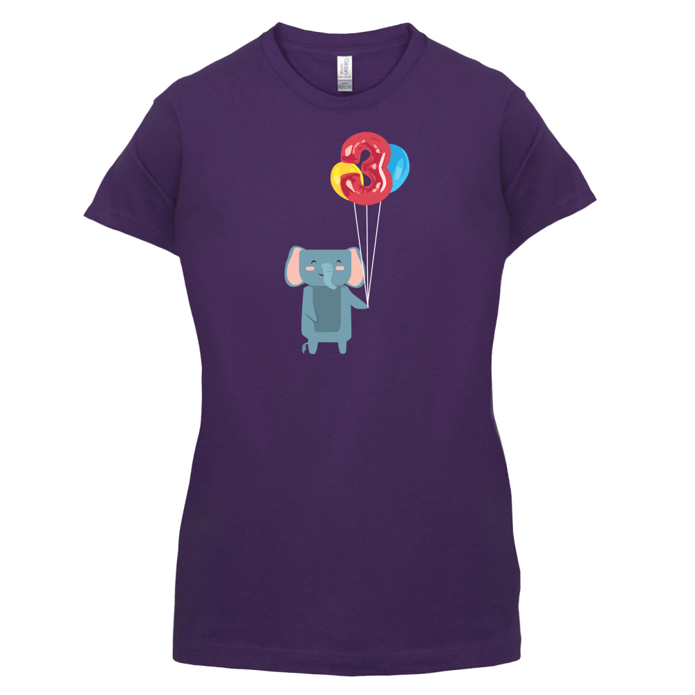 3rd Birthday Elephant T Shirt