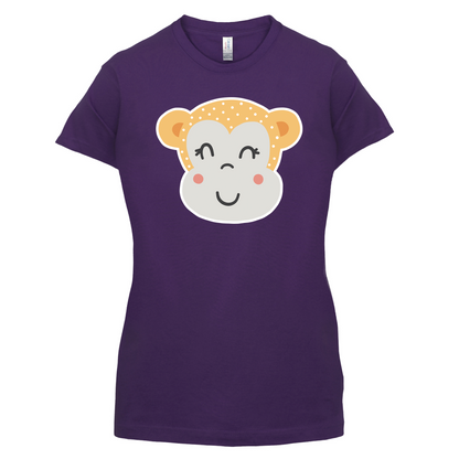 Smiley Face Monkey  T Shirt