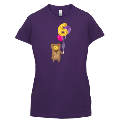 6th Birthday Bear T Shirt