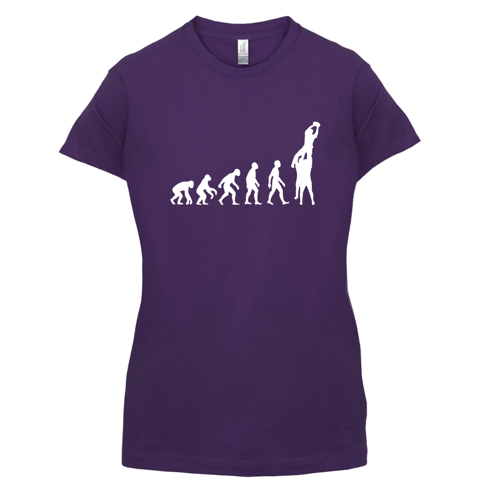 Evolution of Rugby Line Out T Shirt