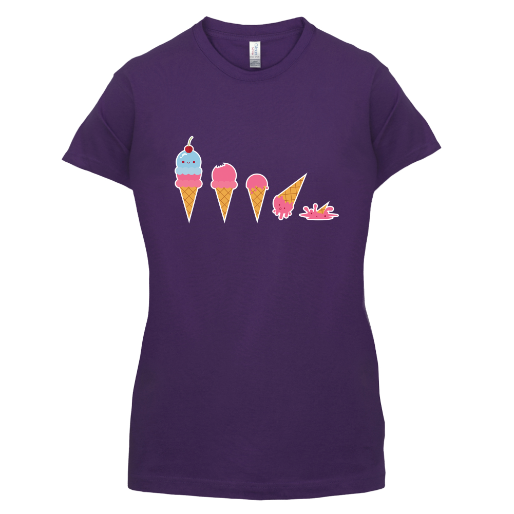 Evolution Of Ice Cream T Shirt