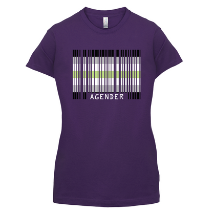 LGBT Barcode Flags - Agender T Shirt