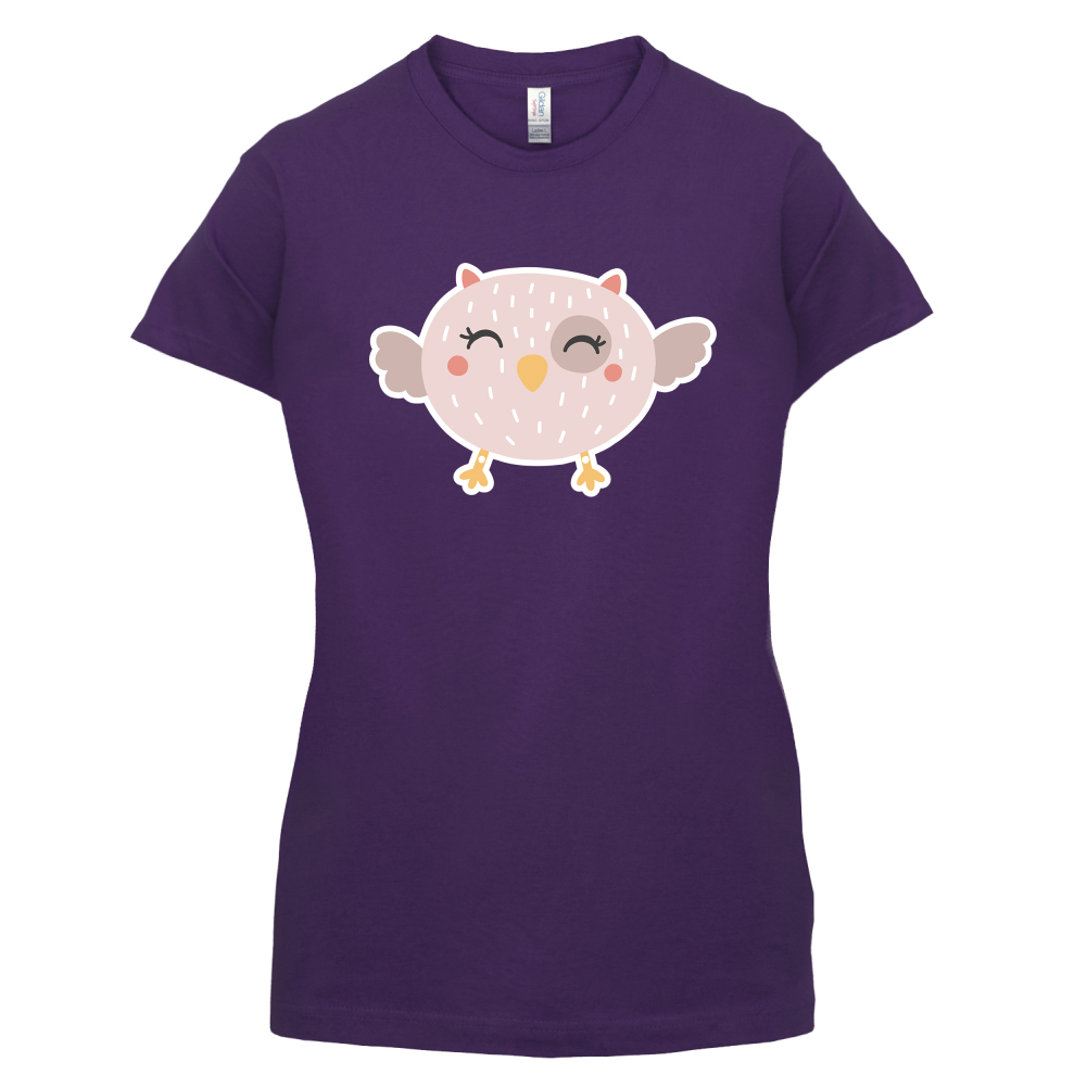 Smiley Face Baby Owl T Shirt