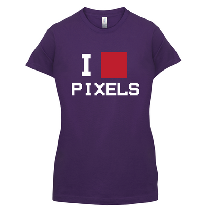 Pixel Heart T Shirt