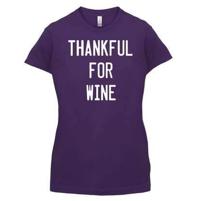 Thankful For Wine T Shirt