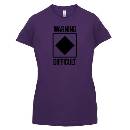 Warning Difficult T Shirt