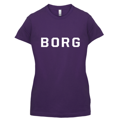 Justcie Borg College Style T Shirt