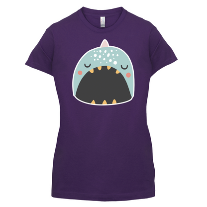 Smiley Face Narwhal T Shirt