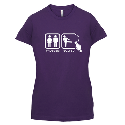 Problem Solved Man Kick T Shirt