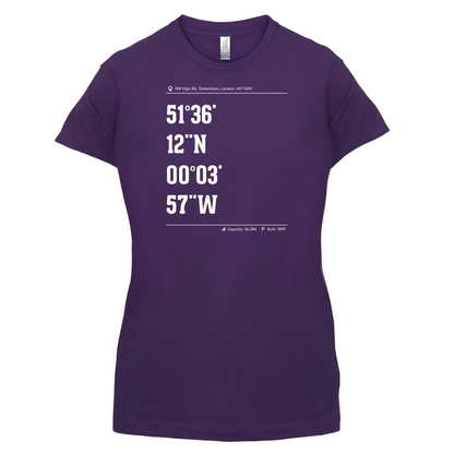 Stadium Coordinates Tottenham T Shirt