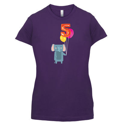 5th Birthday Elephant T Shirt