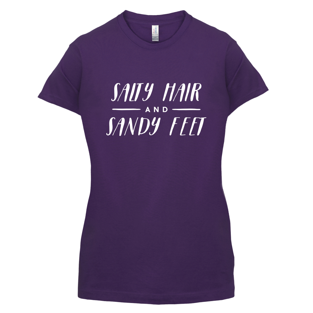 Salty Hair And Sandy Feet T Shirt