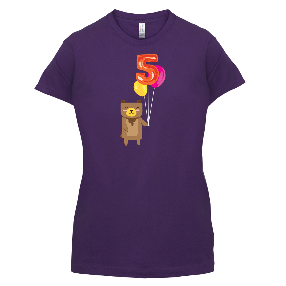 5th Birthday Bear T Shirt