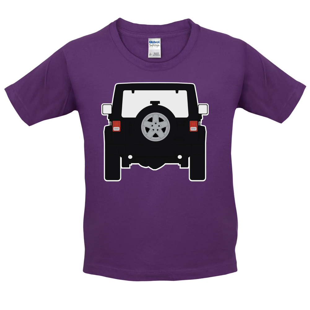 JW Black Rear Kids T Shirt