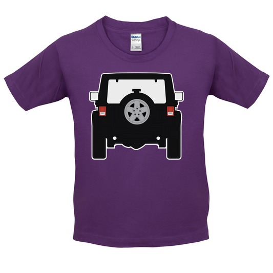 JW Black Rear Kids T Shirt