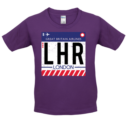 London Airport Kids T Shirt