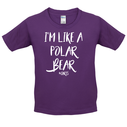 I'm Like A Polar Bear Kids T Shirt