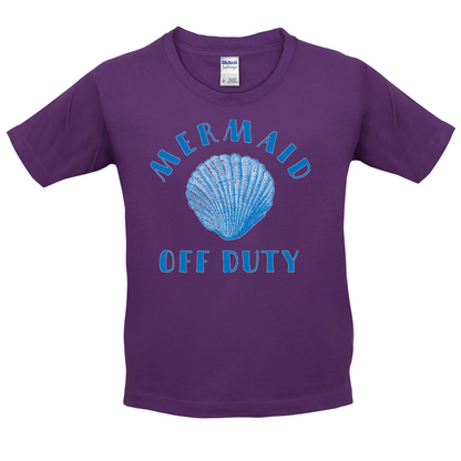 Off Duty Mermaid Kids T Shirt