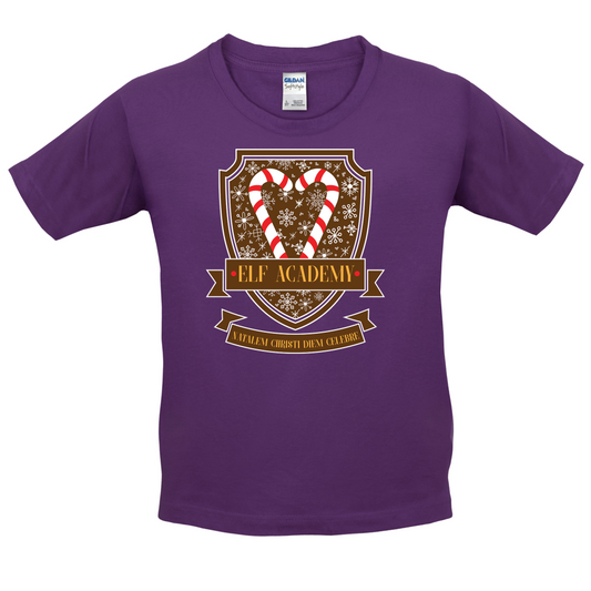 Elf Academy Kids T Shirt
