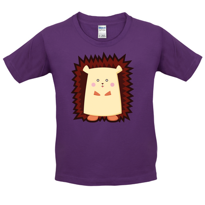 Cute Hedgehog Kids T Shirt