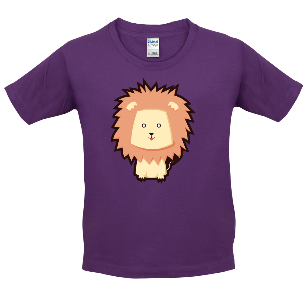 Cute Lion Kids T Shirt