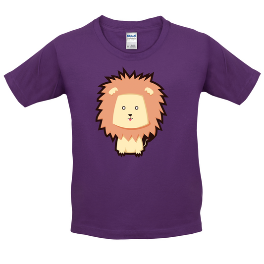 Cute Lion Kids T Shirt