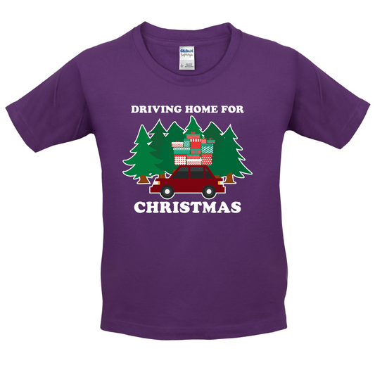 Driving Home For Christmas Kids T Shirt