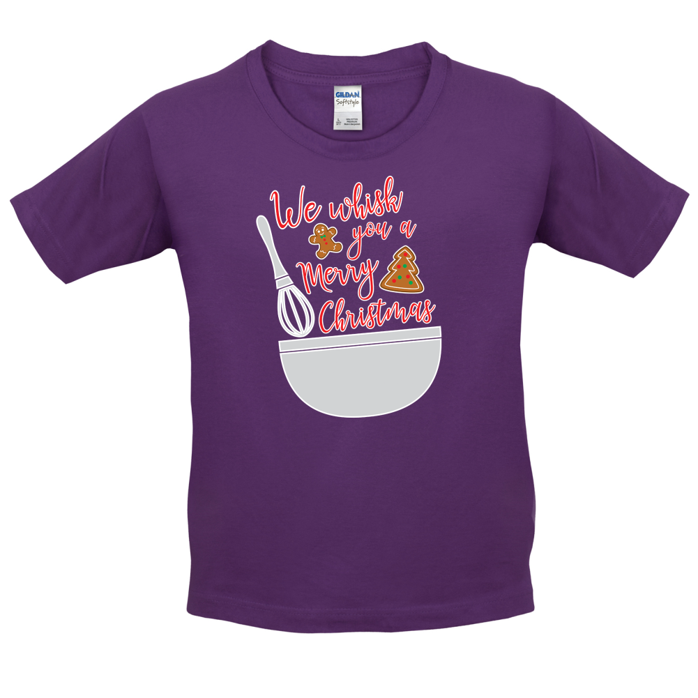 We Whisk You A Merry Christmas Kids T Shirt