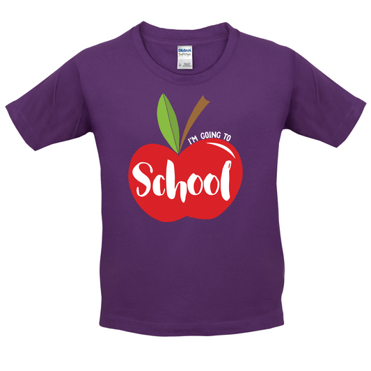 I'm Going To School Kids T Shirt