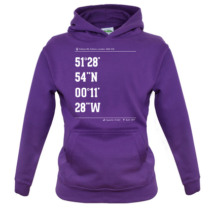 Stadium Coordinates The Blues Kids T Shirt