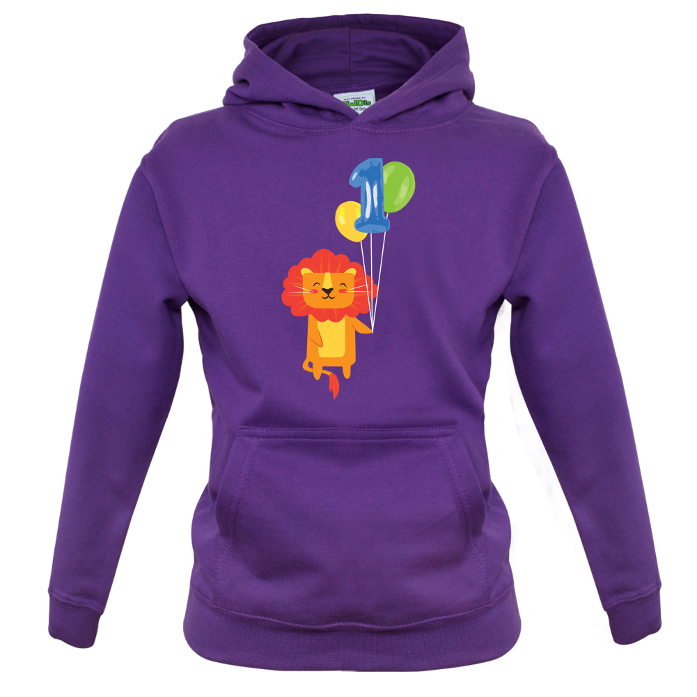 1st Birthday Lion Kids T Shirt
