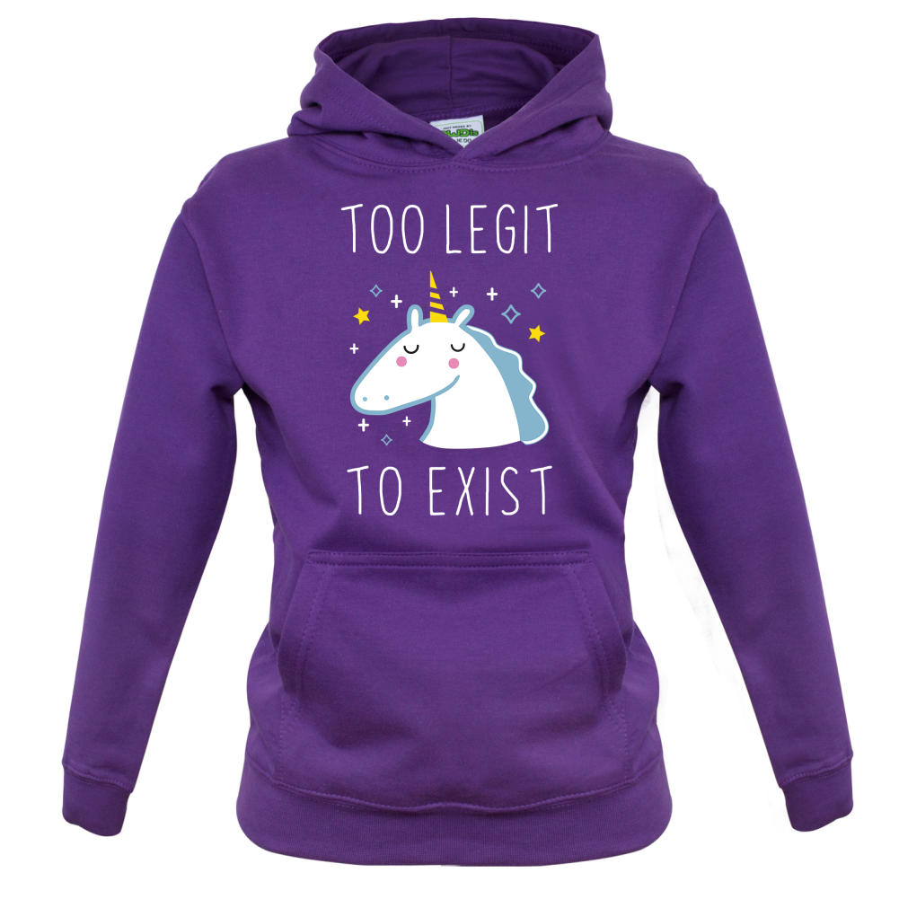 Too Legit To Exist Kids T Shirt