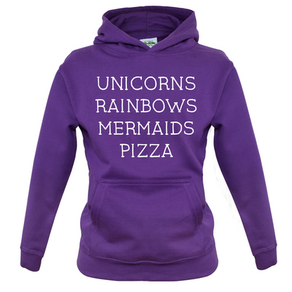 Unicorn, Rainbows, Mermaids Kids T Shirt