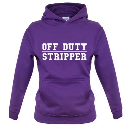 Off Duty Stripper Kids T Shirt