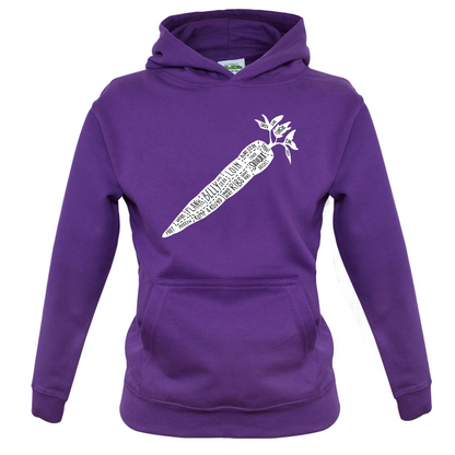 Butcher Carrot Diagram Kids T Shirt