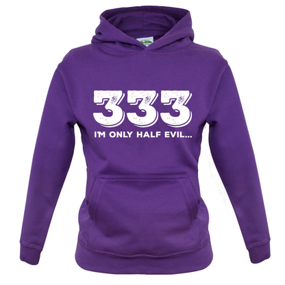 Half Evil 333 Kids T Shirt