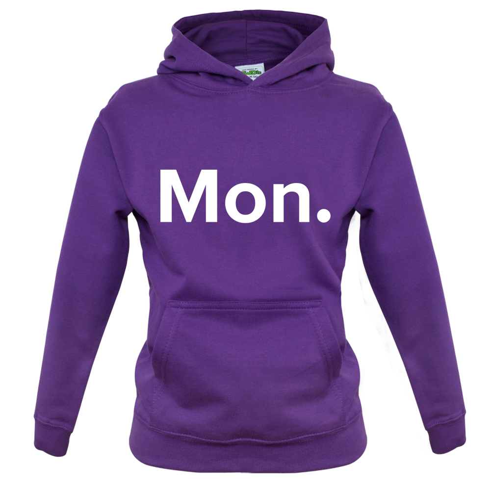 Weekday - Mon Kids T Shirt