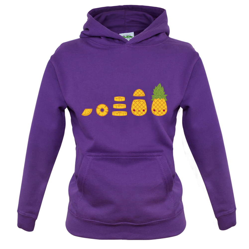 Evolution Of Pineapple Kids T Shirt