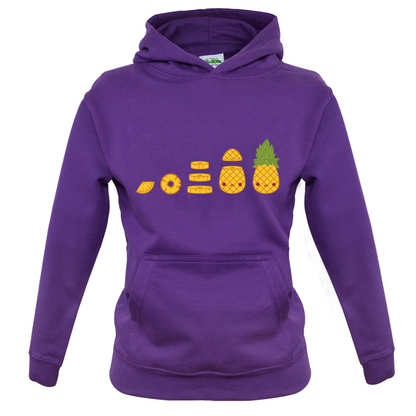 Evolution Of Pineapple Kids T Shirt