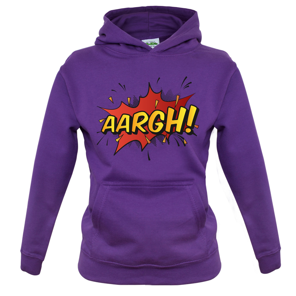 AARGH Word Art Kids T Shirt