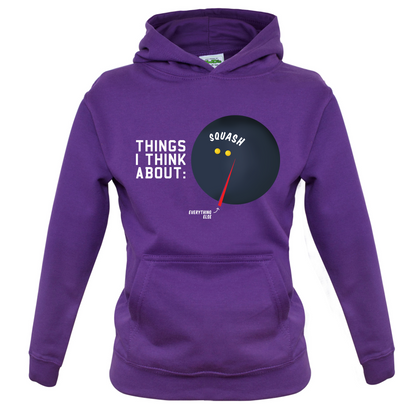 I Thiink About Squash Kids T Shirt